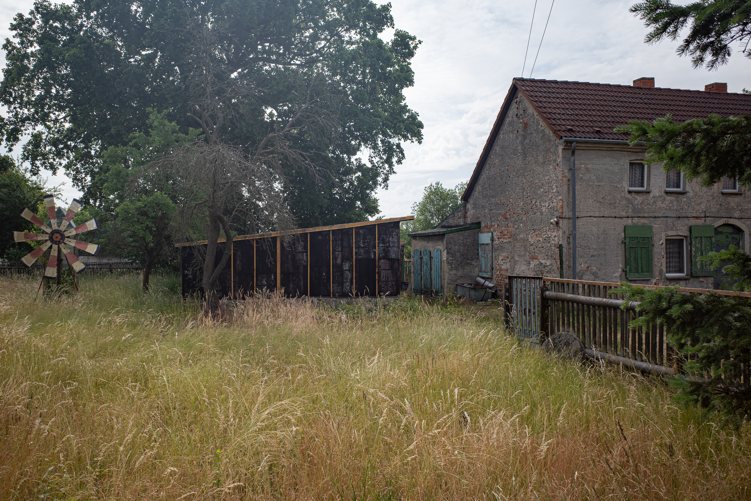 Traditionelle Klinkerhäuser in der Niederlausitz